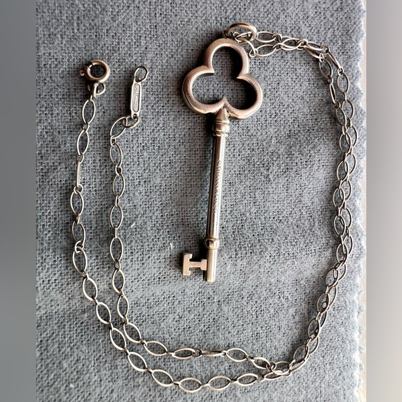 Tiffany & Co. Jewelry - Tiffany Key Necklace with Oval chain